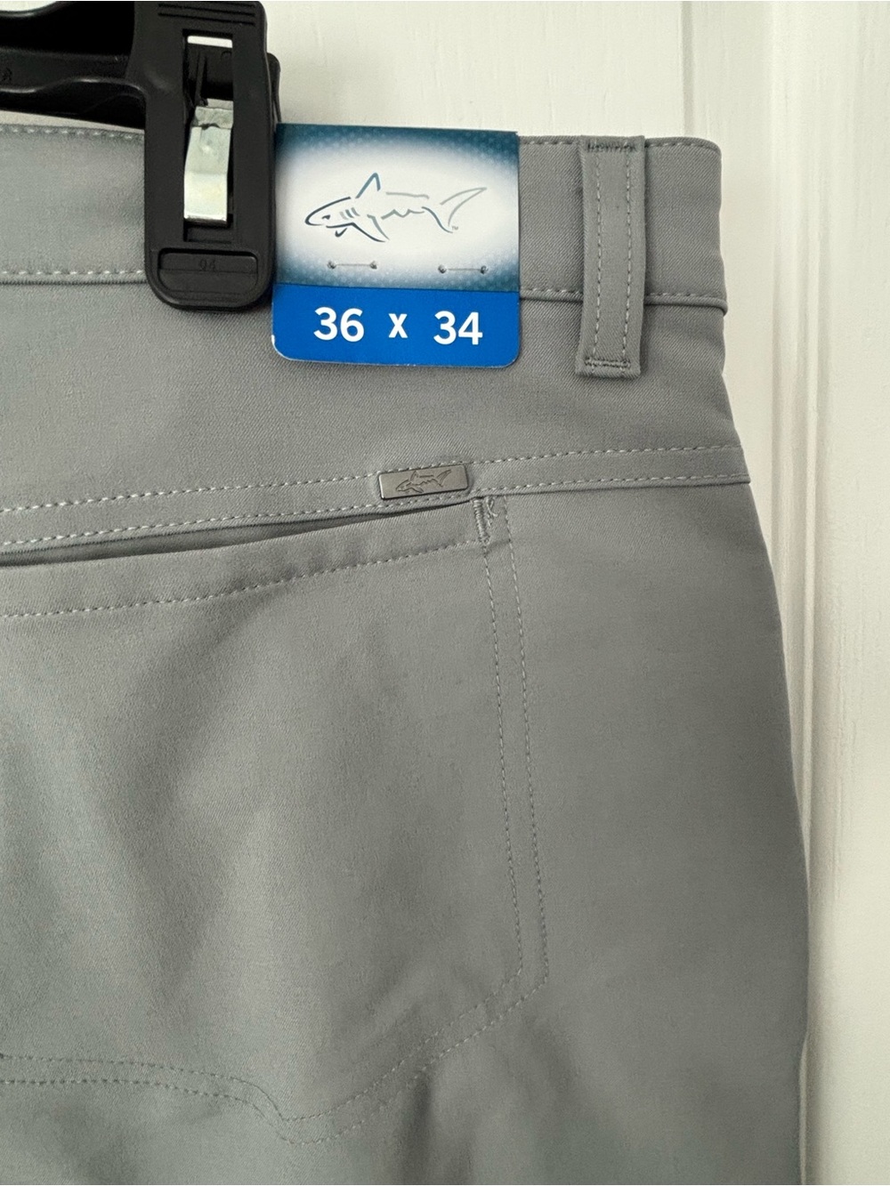 Men's Stretch Fit Pants - Gray - Picture 2 of 7